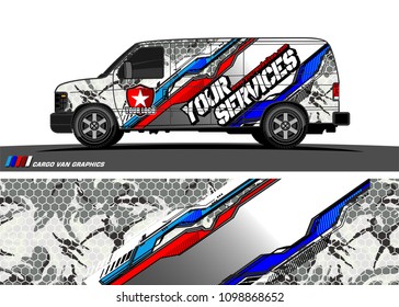 car graphic vector. abstract racing shape design for vehicle vinyl wrap 