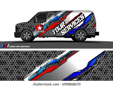 car graphic vector. abstract racing shape design for vehicle vinyl wrap 