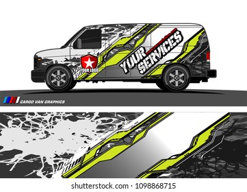 car graphic vector. abstract racing shape design for vehicle vinyl wrap 