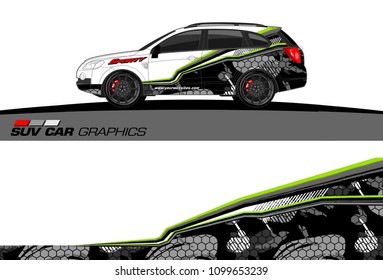 car graphic vector. abstract racing shape design for vehicle vinyl wrap 