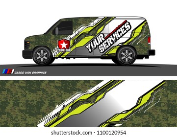 car graphic vector. abstract racing shape design for vehicle vinyl wrap 