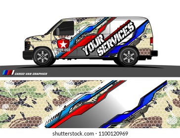 car graphic vector. abstract racing shape design for vehicle vinyl wrap 