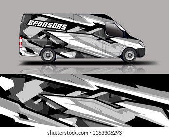 	
Car graphic vector. abstract racing shape with modern camouflage design for vehicle vinyl wrap 