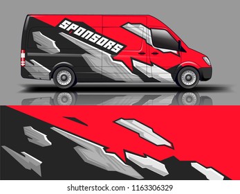 	
Car graphic vector. abstract racing shape with modern camouflage design for vehicle vinyl wrap 
