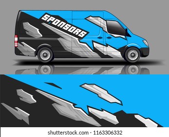 	
Car graphic vector. abstract racing shape with modern camouflage design for vehicle vinyl wrap 