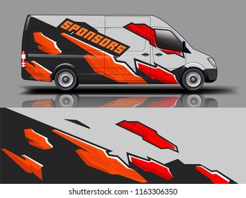 	
Car graphic vector. abstract racing shape with modern camouflage design for vehicle vinyl wrap 