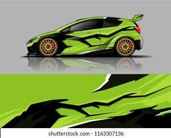 Car graphic vector. abstract racing shape with modern camouflage design for vehicle vinyl wrap 