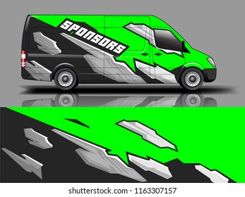 Car graphic vector. abstract racing shape with modern camouflage design for vehicle vinyl wrap 