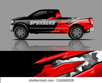 Car graphic vector. abstract racing shape with modern camouflage design for vehicle vinyl wrap
