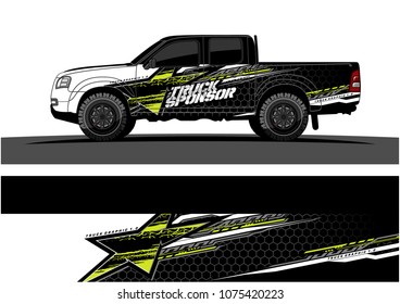 Car graphic vector. abstract star shape with grunge camouflage design for vehicle vinyl wrap 
