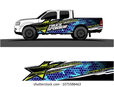 car graphic vector. abstract star shape with modern camouflage design for vehicle vinyl wrap 
