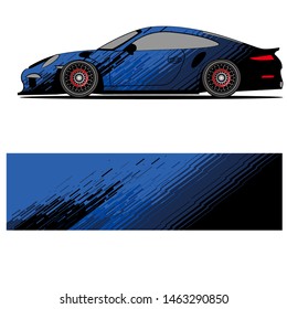 car graphic vector,abstract racing shape with modern race design for vehicle vinyl 
