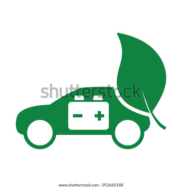 car green battery leaf\
icon