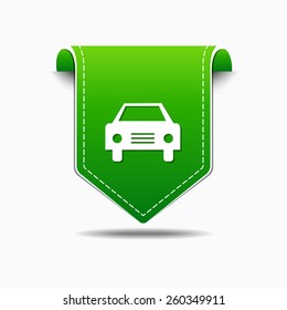 Car Green Vector Icon Design