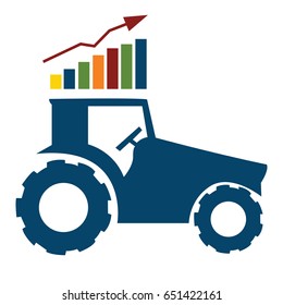  car growth farm economy company logo