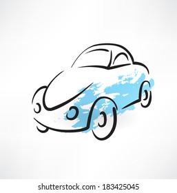 car grunge icon