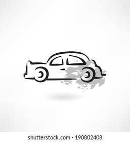 car grunge icon