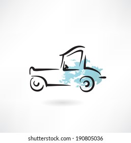 car grunge icon
