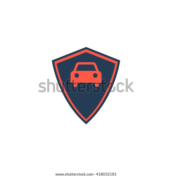 Car guard Simple flat
vector icon
