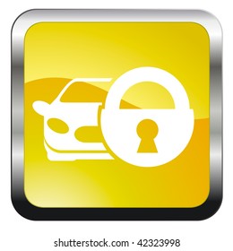 car guard web vector glossy icon