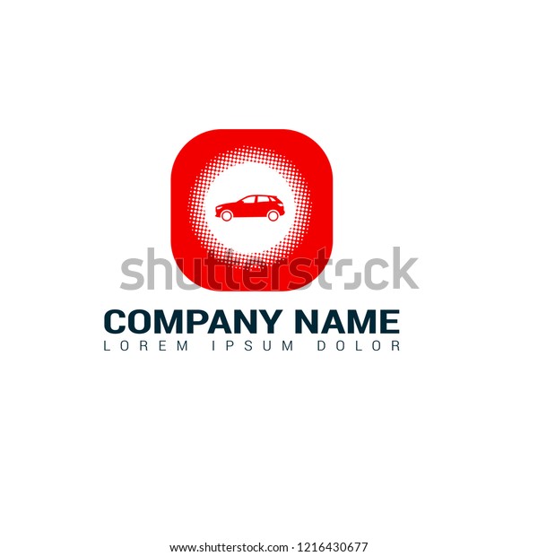 car halftone icon, label, badge,
logo.Designed for your web site design, logo, app,
UI