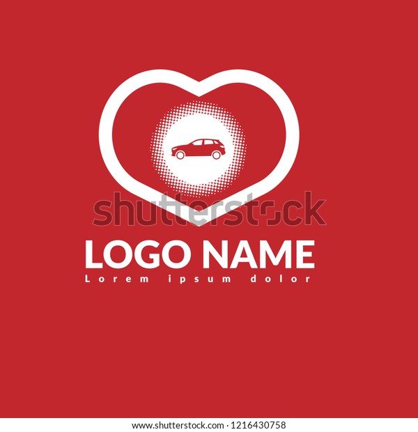 car halftone icon, label, badge,\
logo.Designed for your web site design, logo, app,\
UI