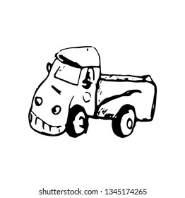 car hand drawn doodle sketch 