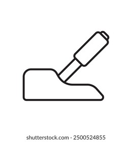 car handbrake icon vector illustration logo design