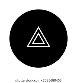 Car Hazard Light Button. Car Emergency Button. Vector Illustration. 