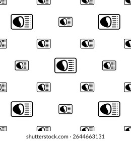 Car Headlight Icon Seamless Pattern, Car Head Light Icon Vector Art Illustration
