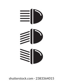 car headlight icon, vector best flat icon.