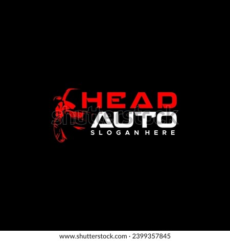 Car Headlight Restoration Icon Design Logo Design Colored Background Red and Black Design Inspiration