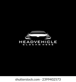 Car Headlight Restoration Icon Vector Logo Design