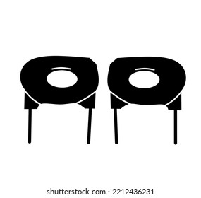 car headrest icon. car headrest design concept from Car parts collection. Simple element vector illustration on white background