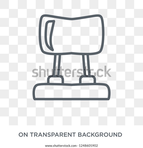 car headrest icon. car headrest design\
concept from Car parts collection. Simple element vector\
illustration on transparent\
background.