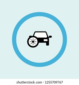 car heating icon symbol. Premium quality isolated car heating vector icon in trendy style. car heating element.