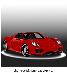 a car with high style vector