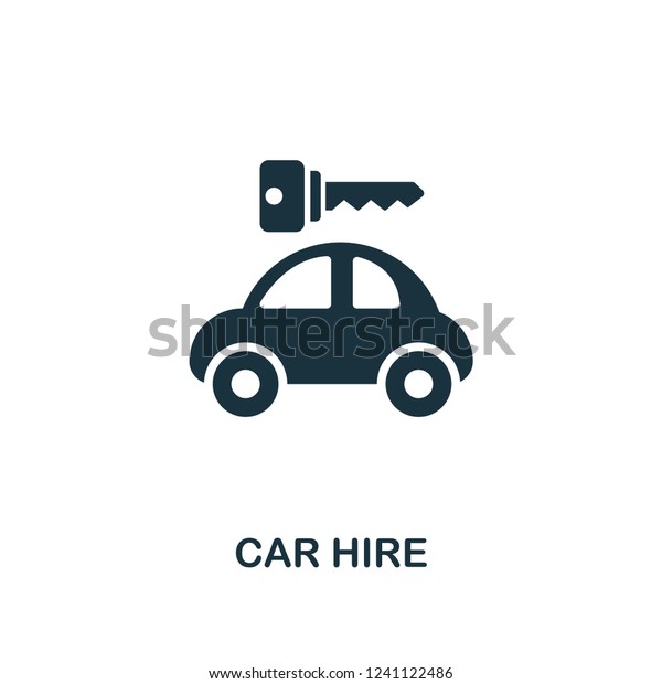 Car Hire icon. Premium style\
design from public transport collection. UX and UI. Pixel perfect\
car hire icon for web design, apps, software, printing\
usage.