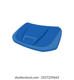 Car Hood, Automotive Flat Illustration Isolated