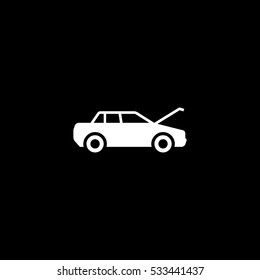 Resultado de imagem para carro com capô aberto vetor