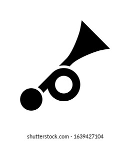 Car horn icon vector glyph style template