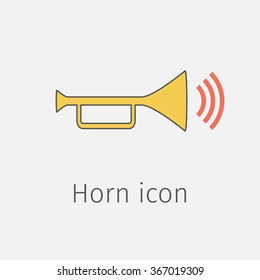 Car horn sign.