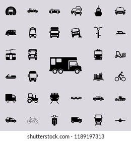 car house on wheels icon. transport icons universal set for web and mobile