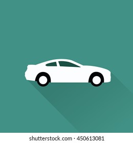 Car icon 14 in green background