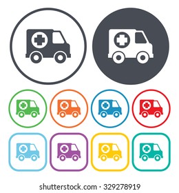 Car icon. 