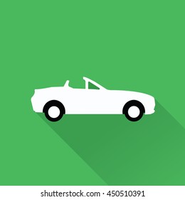 Car icon 4 in green background