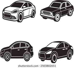 Car Icon Art Vector image illustration
