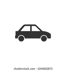 Car icon, auto sign, vector illustration. Flat design.