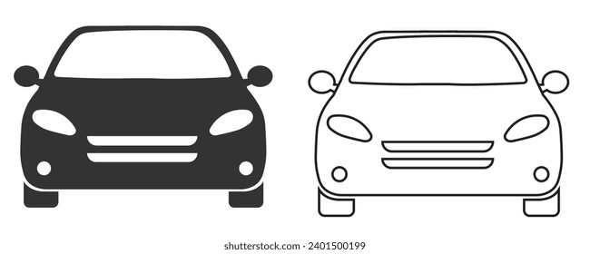 Car icon. Automobile background vector ilustration.