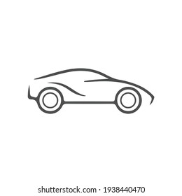 car icon black vector illustration